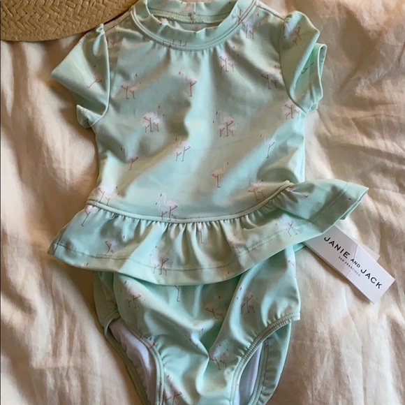 Janie and Jack 🦩 swim suit - Picture 2 of 7